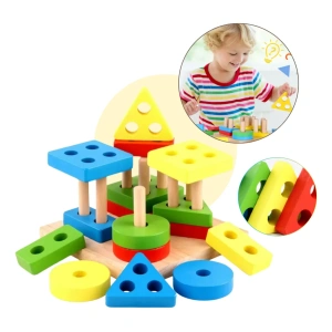 Encastre Para Bebés, Figuras y Colores Didácticos