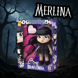 Merlina Muñeca Wednesday Infantil Animada