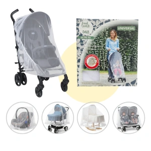 Mosquitero universal para bebé con malla transpirable y ajuste elástico