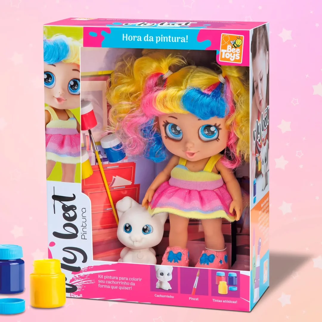 É hora de colorir!!! 🖌️🎨Para os artistas de plantão, My Best Pintura! 🥰🥰🥰Uma boneca super (1)